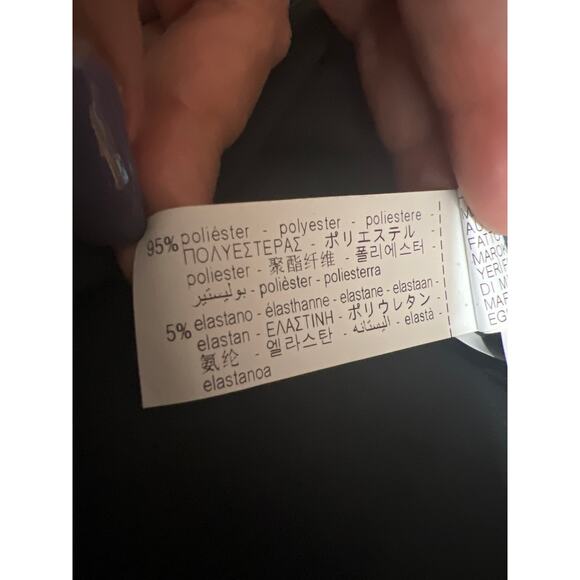 Zara Men Dress Preppy Stretch Button Down Shirt Black Size Large NWT - Picture 12 of 13